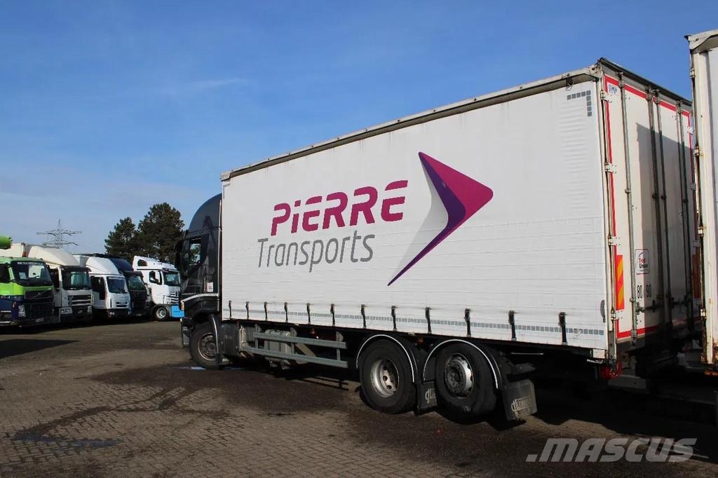 Iveco Stralis 510 + EURO 6 + STEERING AXLE شاحنات بغطاء جانبي