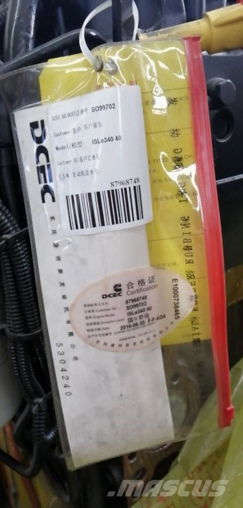 Cummins L375-30 Motorer