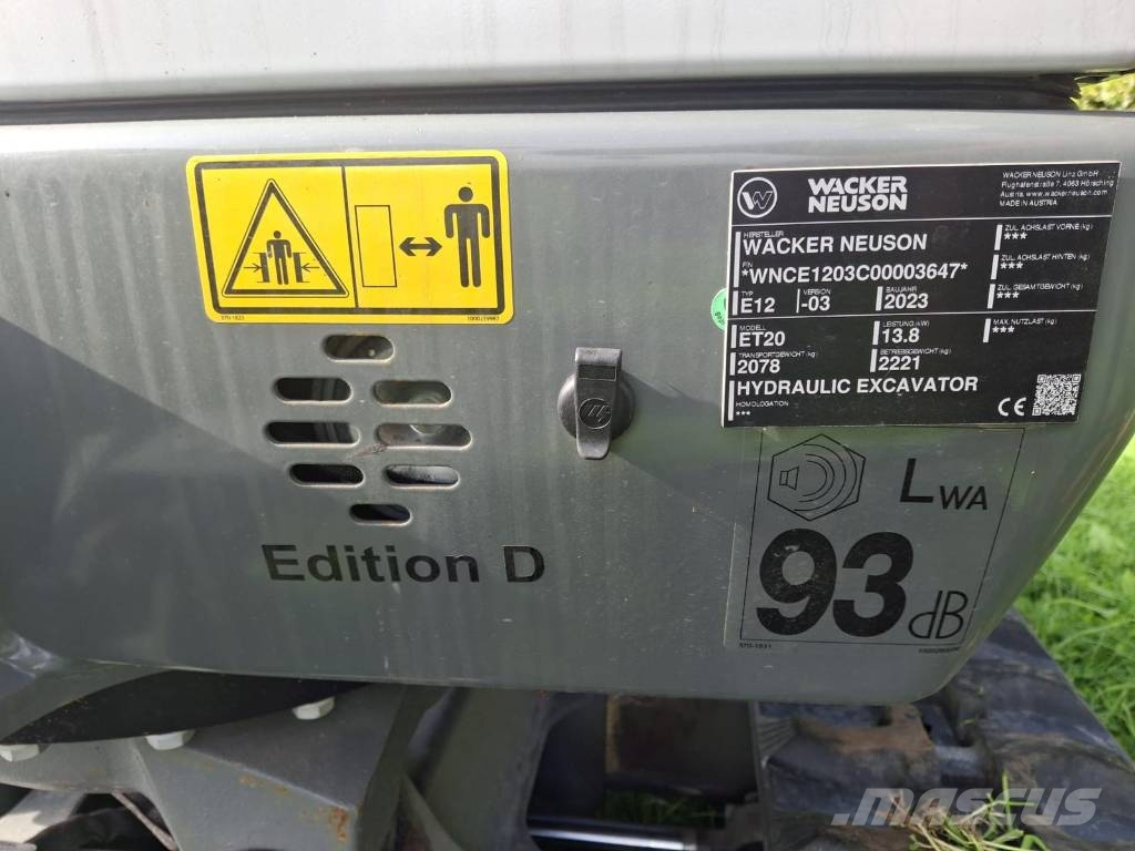 Wacker Neuson ET 20 Minibagger < 7t