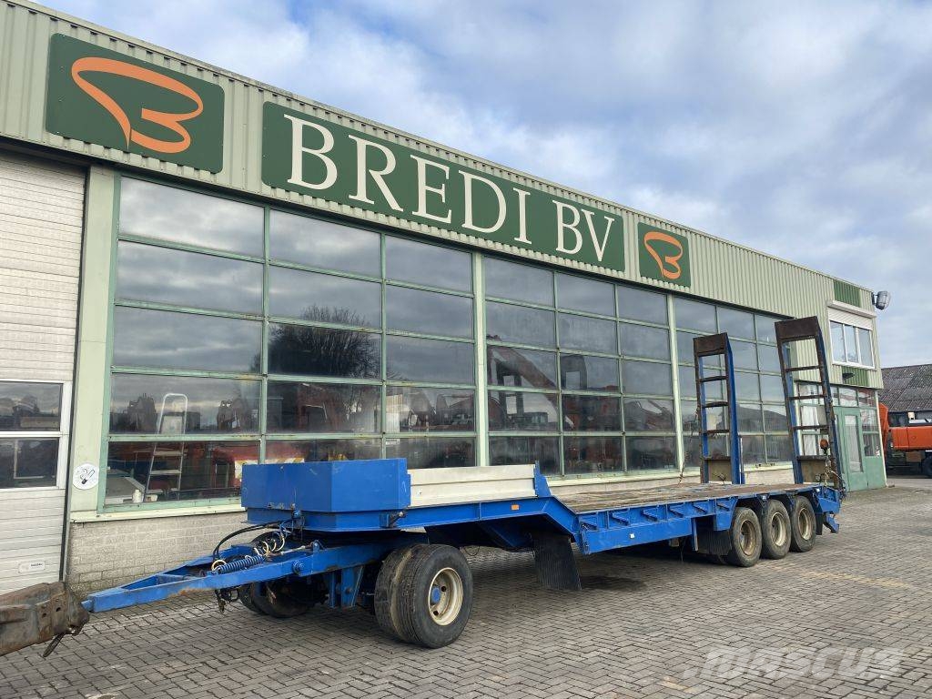 Dieplader met 4 assen Diepladers