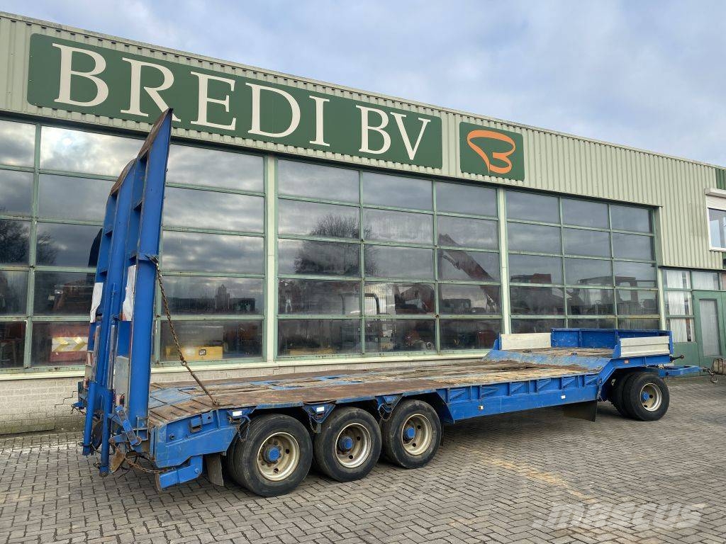 Dieplader met 4 assen Diepladers