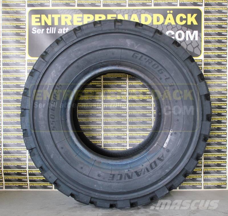 Advance 550/65R25 GLR06 L3 för lastare och hyvlar. Banden, wielen en velgen