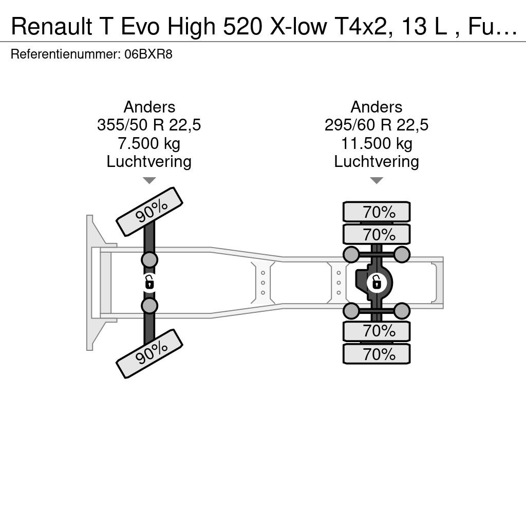Renault T Evo High 520 X-low T4x2, 13 L , Full options , v Vilcēji