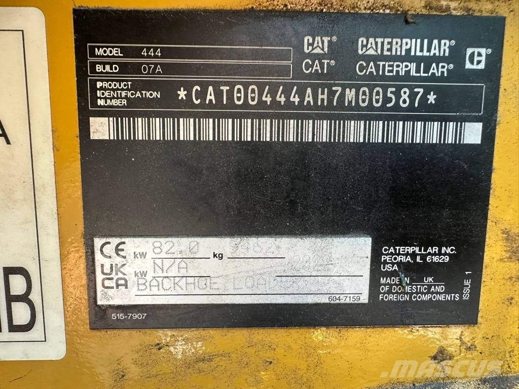 CAT 444 Εκσκαφείς Φορτωτές τύπου JCB