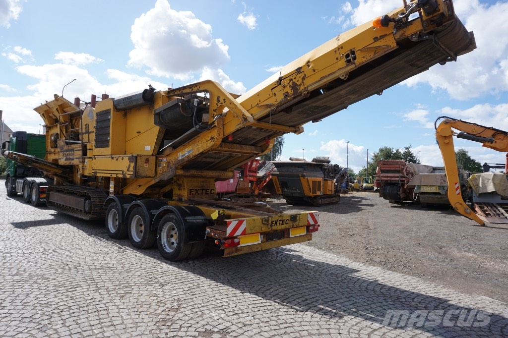 Extec C12+ Wózek Dolly Mobile crushers