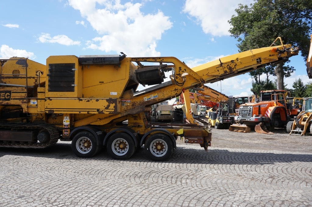 Extec C12+ Wózek Dolly Mobile crushers