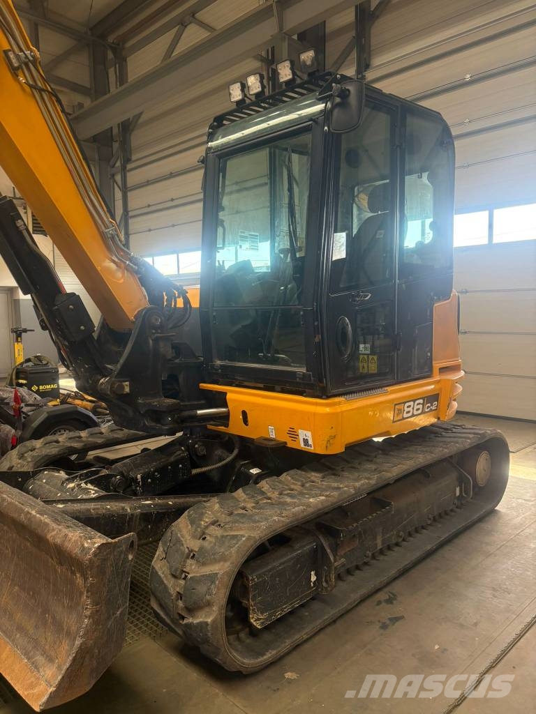 JCB 86 C-2  JCB 85Z-2 JCB 8085ZTS CAT 308 Kubota KX080 Midigraafmachines 7t - 12t