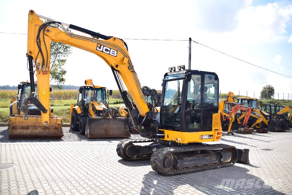 JCB 86 C-2 JCB 85Z-2 JCB 8085ZTS CAT 308 Kubota KX080 Midi bagri 7t – 12t