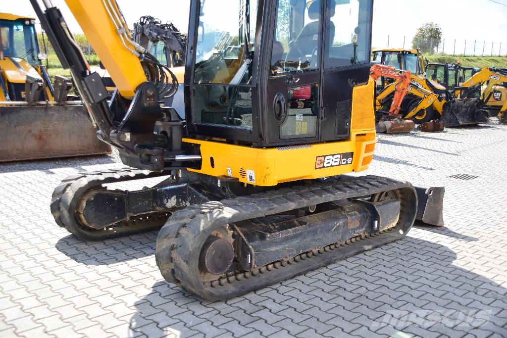 JCB 86 C-2 JCB 85Z-2 JCB 8085ZTS CAT 308 Kubota KX080 Midi bagri 7t – 12t