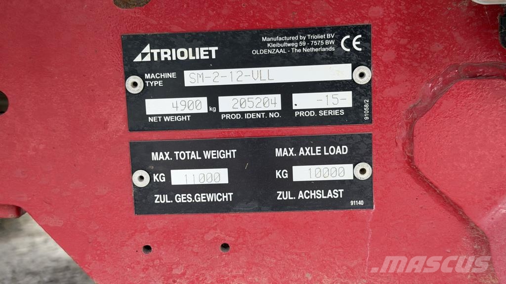 Trioliet SOLOMIX 2 1200 VLL B Tárolók