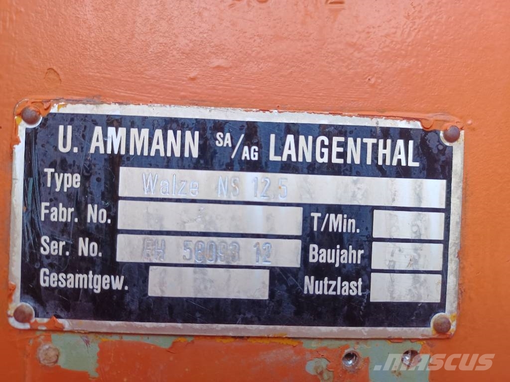 Ammann NS 12,5 veterán Other rollers