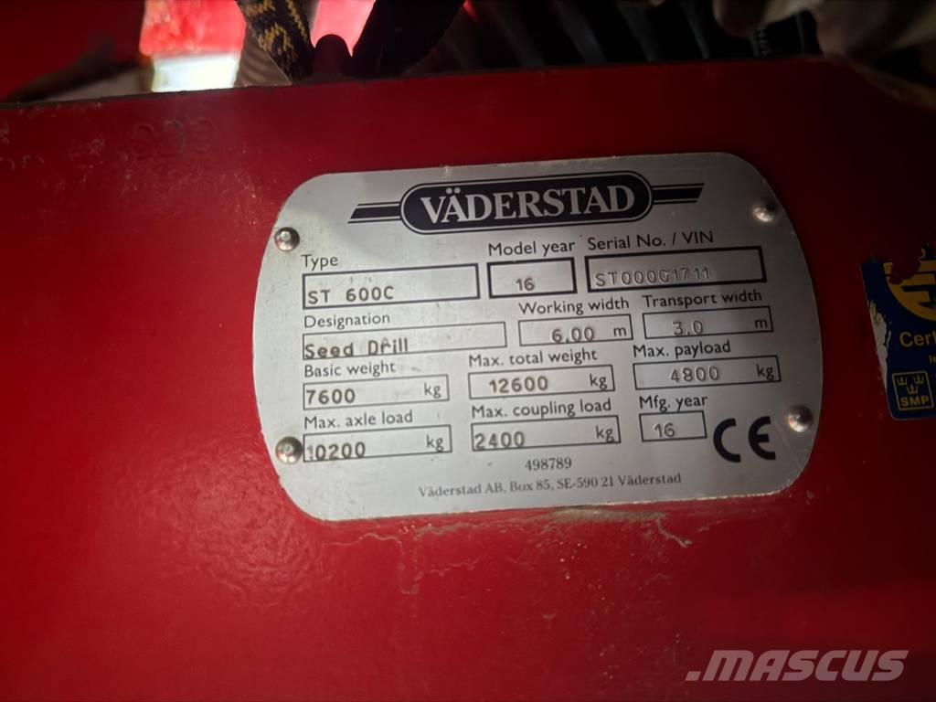 Väderstad Spirit 600C Zaaicombinaties