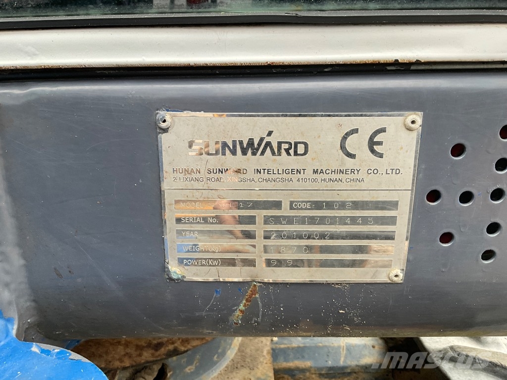 Sunward SWE 17 Minigravemaskiner