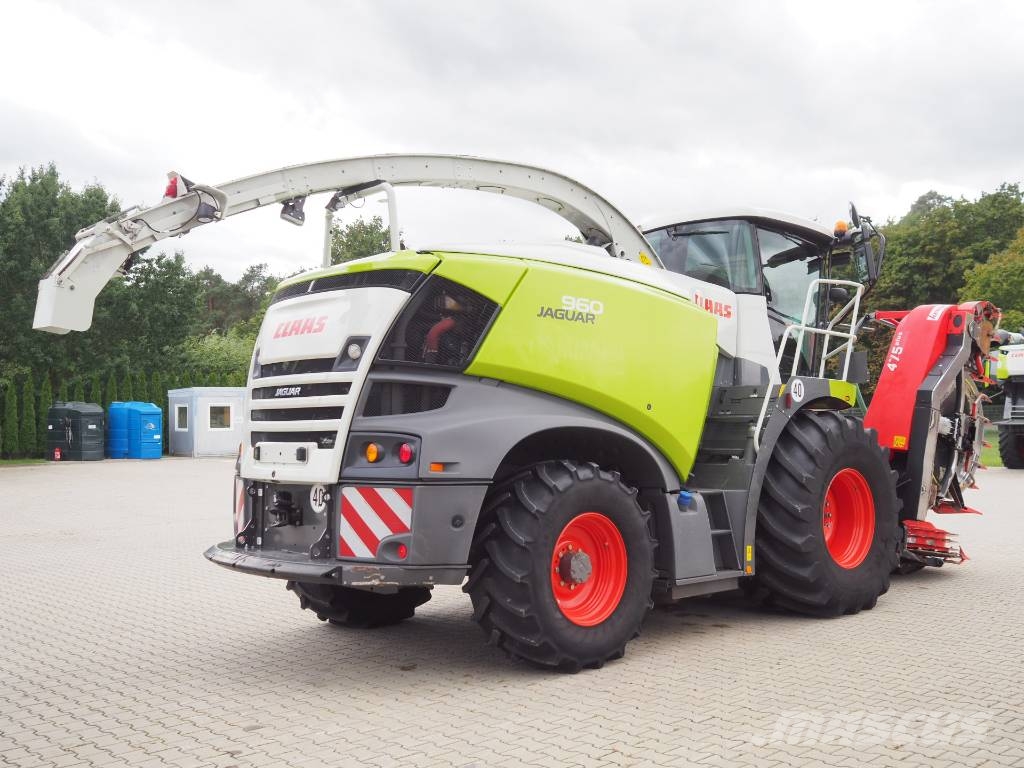 CLAAS Jaguar 960 4x4 + Kemper 475 Plus Самоходные кормоуборочные комбайны