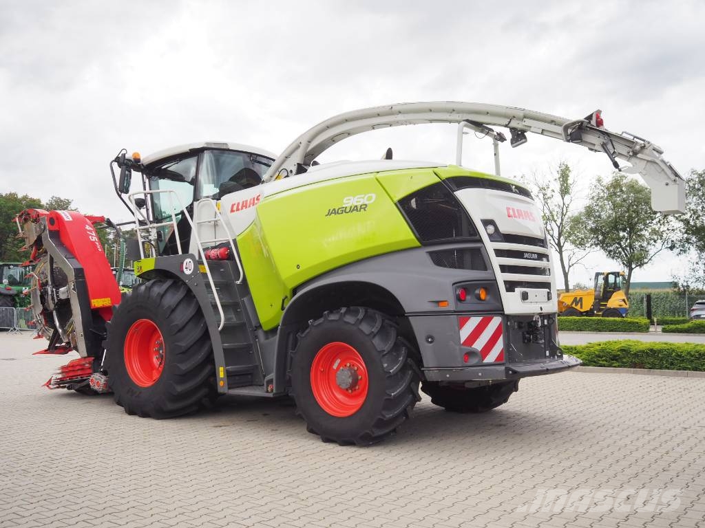 CLAAS Jaguar 960 4x4 + Kemper 475 Plus Самоходные кормоуборочные комбайны