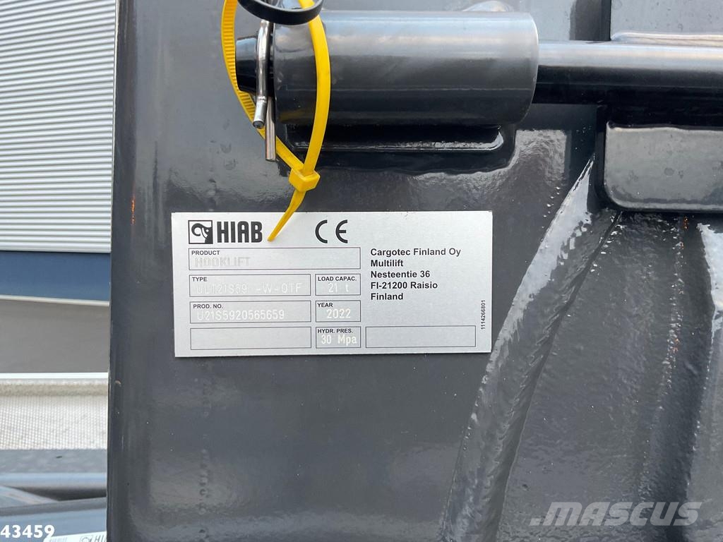 DAF FAN XD 450 Hiab 23 Tonmeter laadkraan Abrollkipper