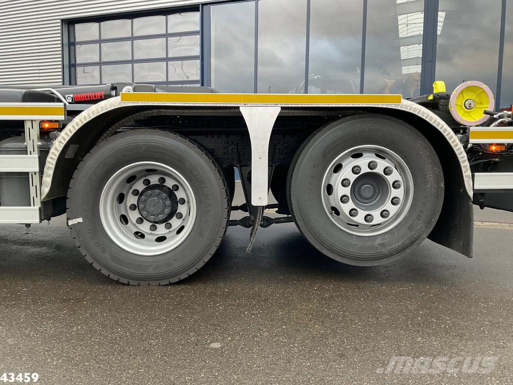 DAF FAN XD 450 Hiab 23 Tonmeter laadkraan Abrollkipper