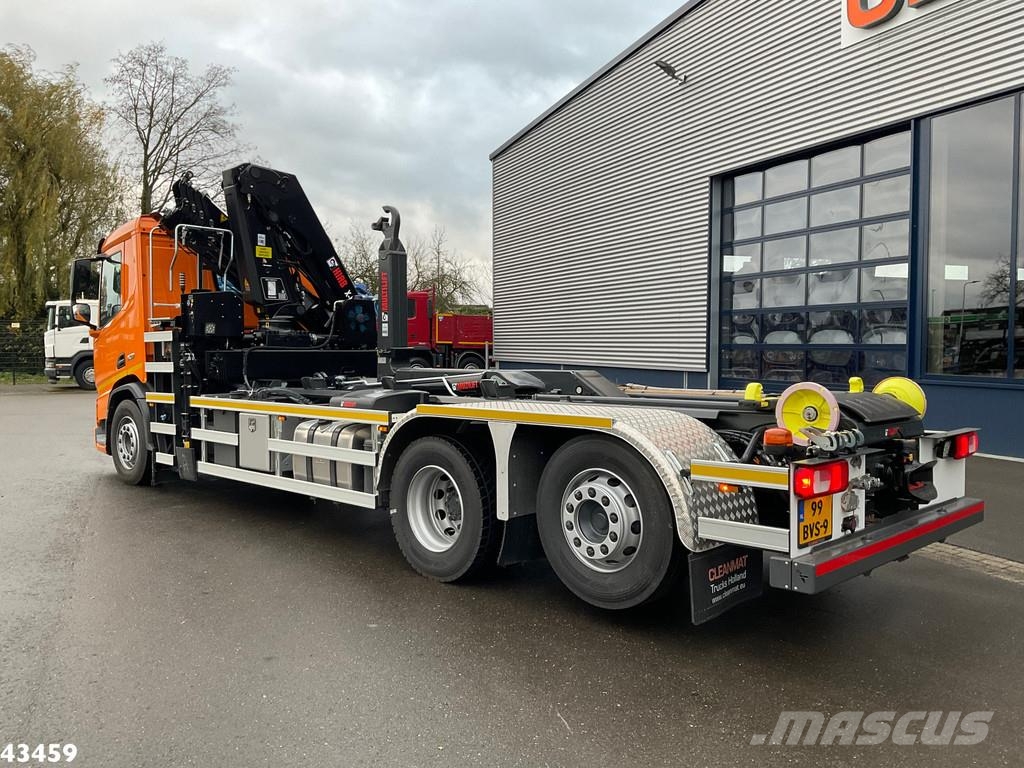 DAF FAN XD 450 Hiab 23 Tonmeter laadkraan Abrollkipper