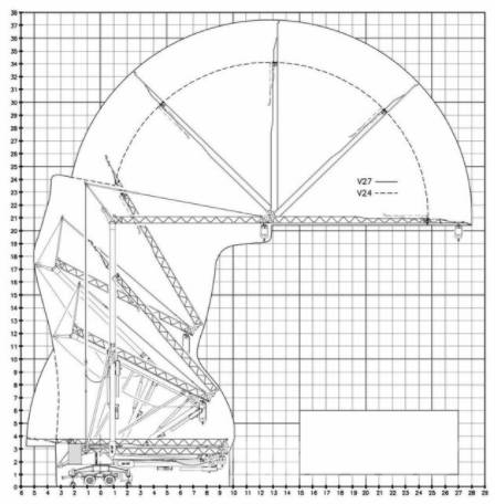 FB GRU GA 727 D80 - Schnellbaukran Dachdeckerkran Torenkranen