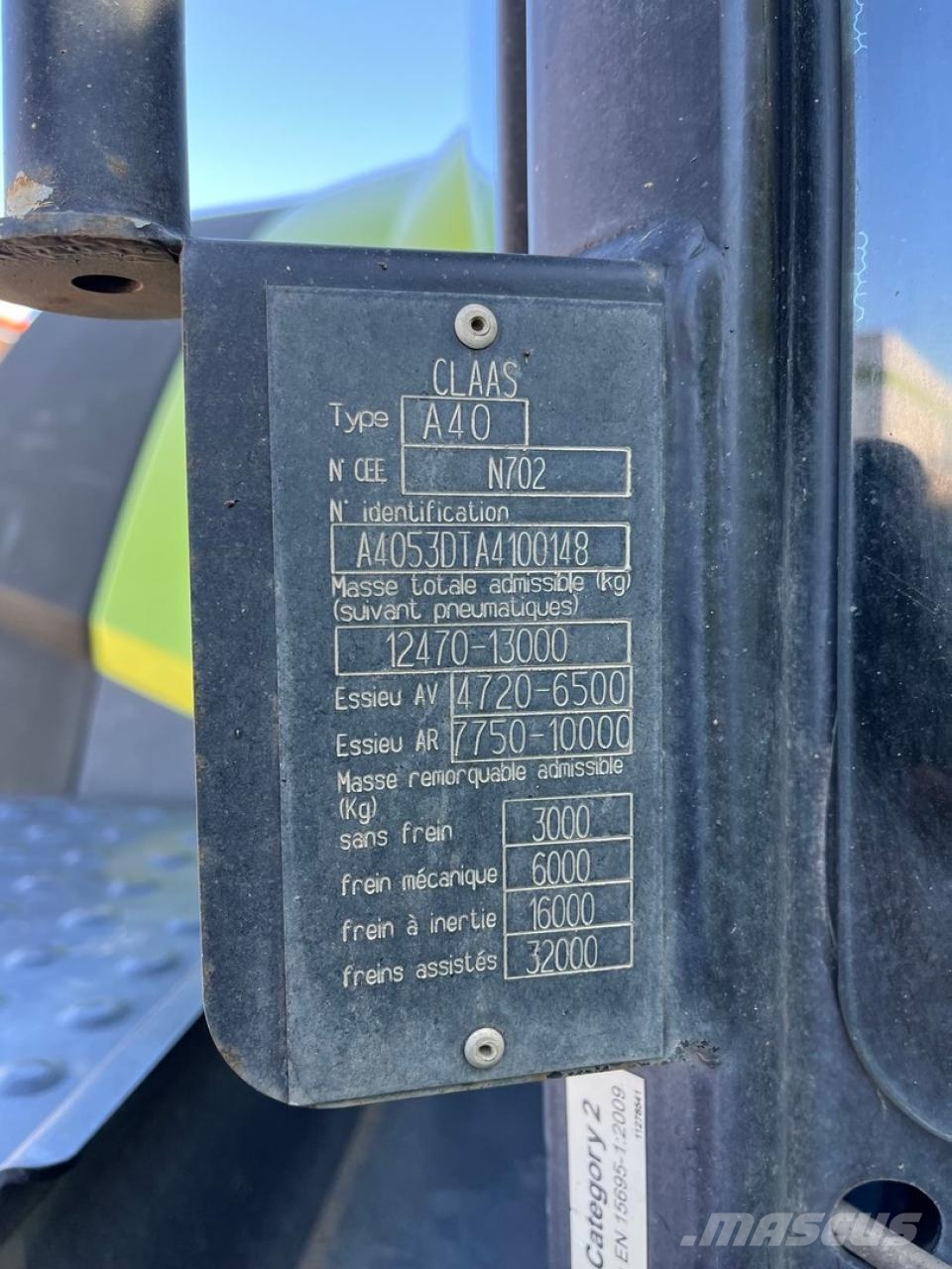 CLAAS Axion 830 CMatic 트랙터