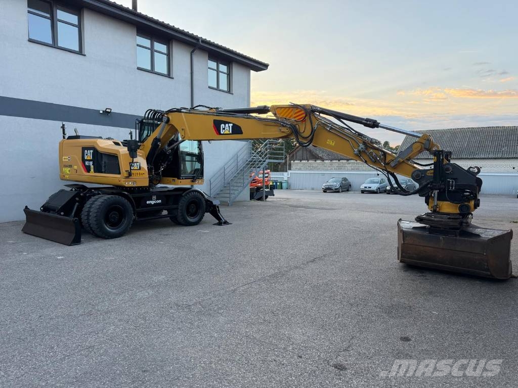 CAT M 318 F Bagri na kolesih