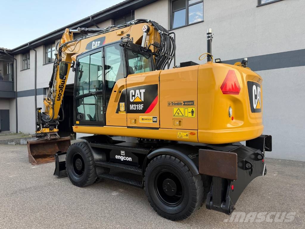 CAT M 318 F Bagri na kolesih