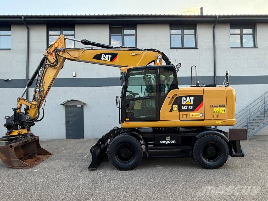 CAT M 318 F Bagri na kolesih