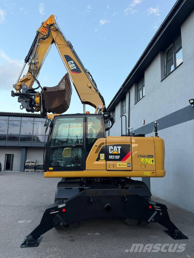 CAT M 318 F Bagri na kolesih