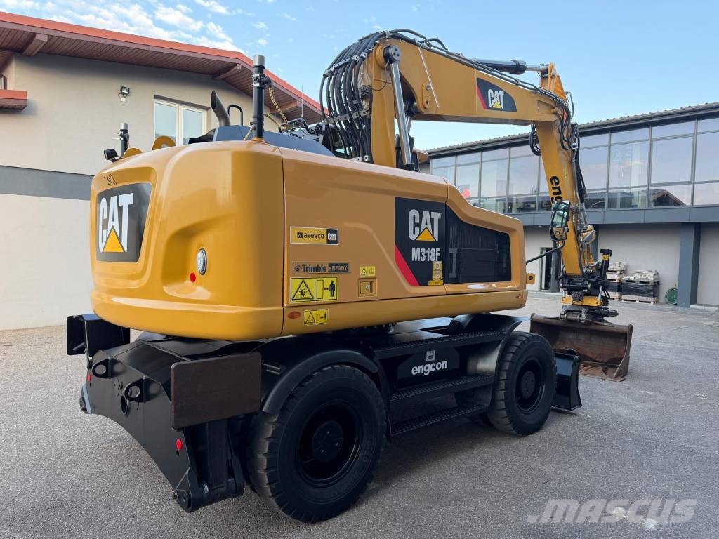 CAT M 318 F Bagri na kolesih