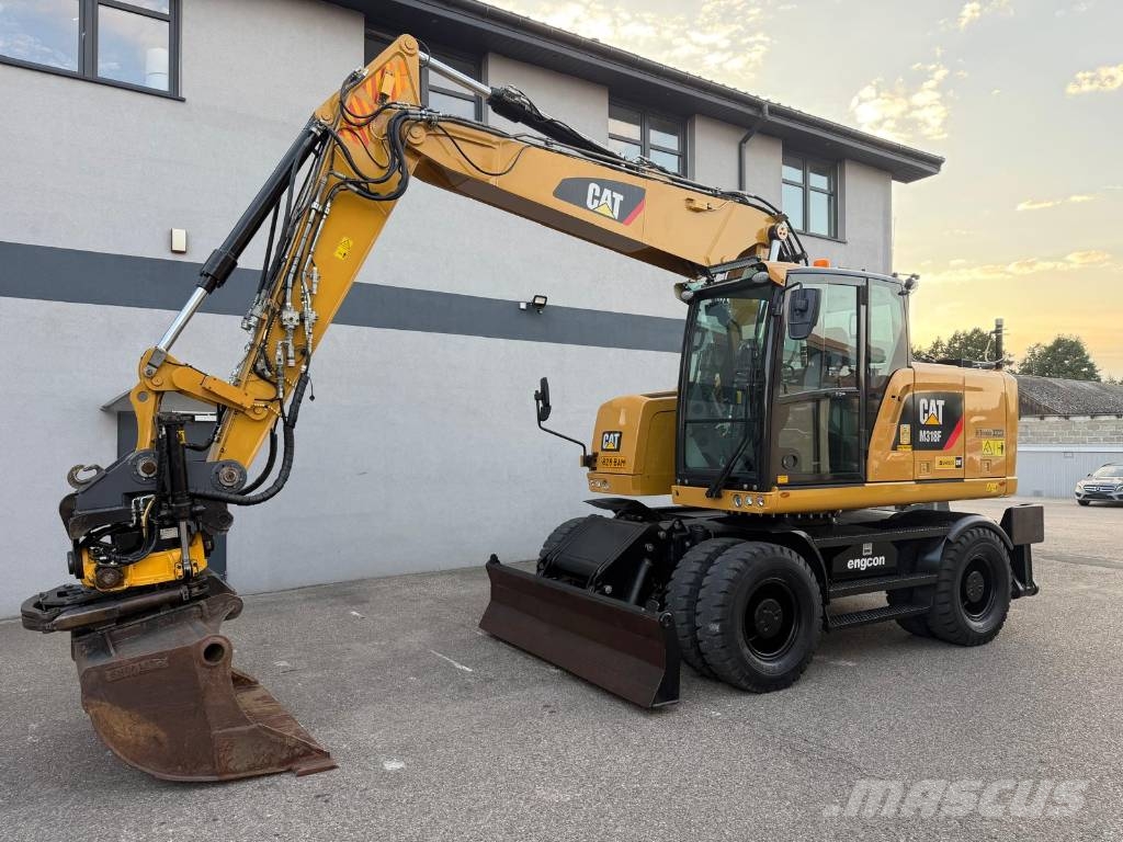 CAT M 318 F Bagri na kolesih