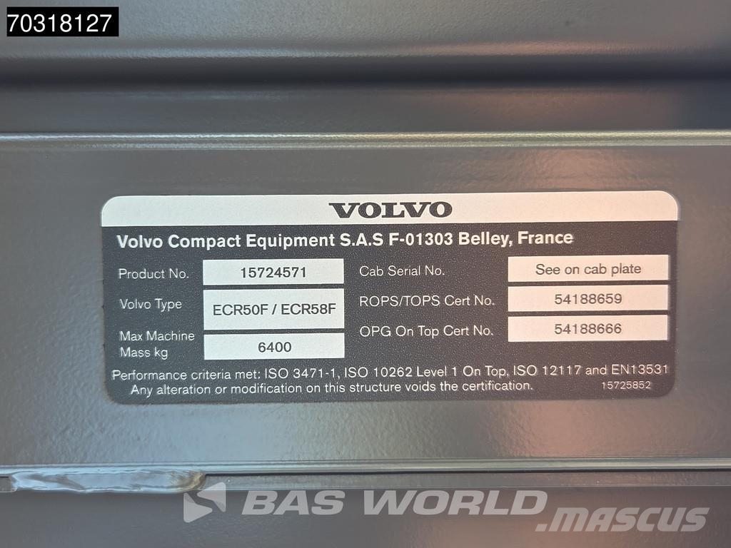 Volvo ECR50 F A/C Miniexcavadoras