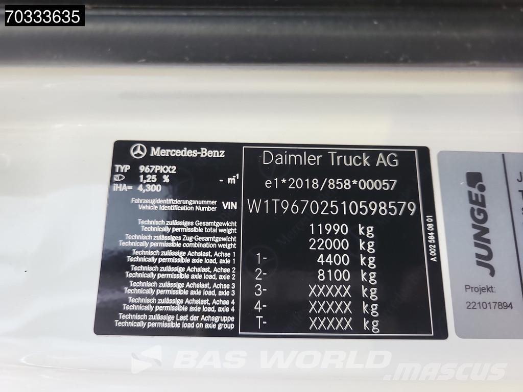 Mercedes-Benz Atego 1223 4X2 12tonner Automatic Airco Euro 6 Umpikorikuorma-autot