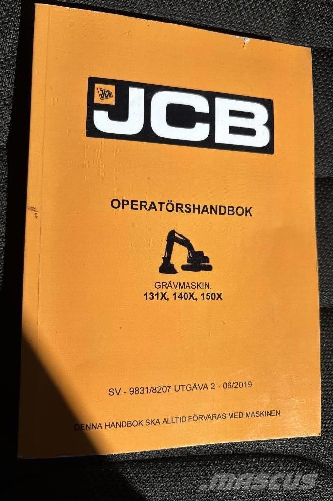 JCB 150X LCD med Grävsystem L5 3DX 履带挖掘机