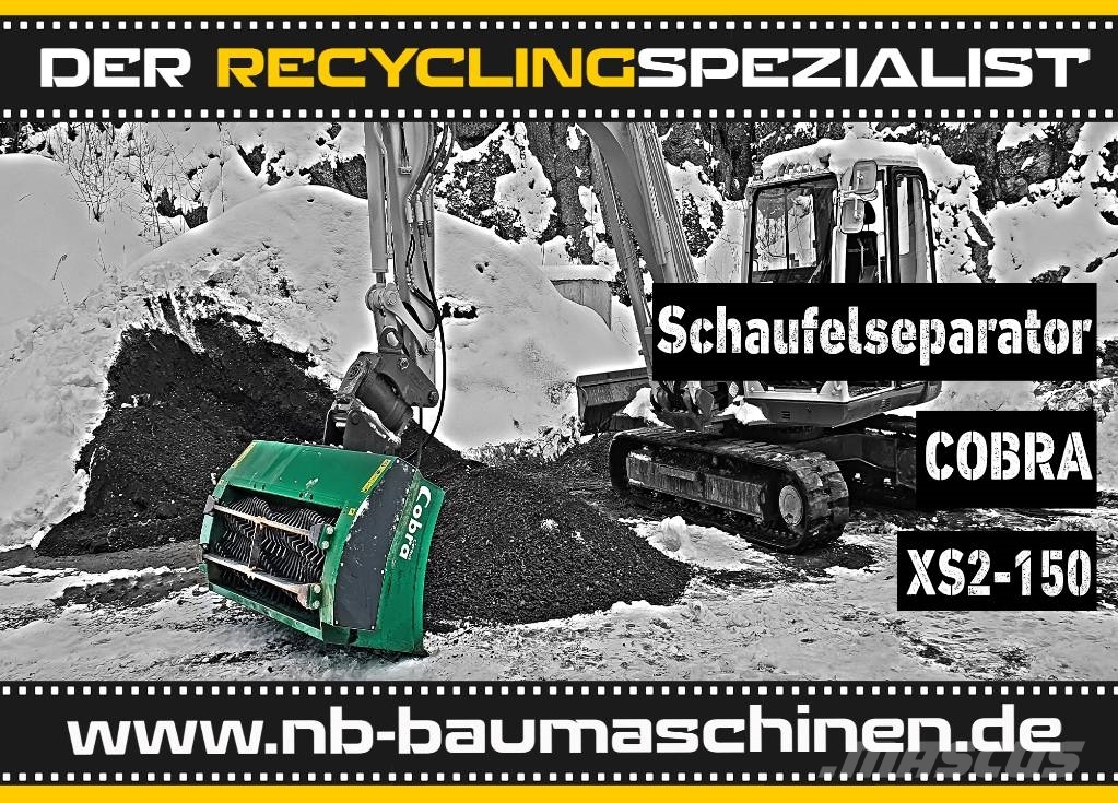 Cobra Schaufelseparator XS2-150 | Siebschaufel Bagger Κάδοι κοσκινίσματος