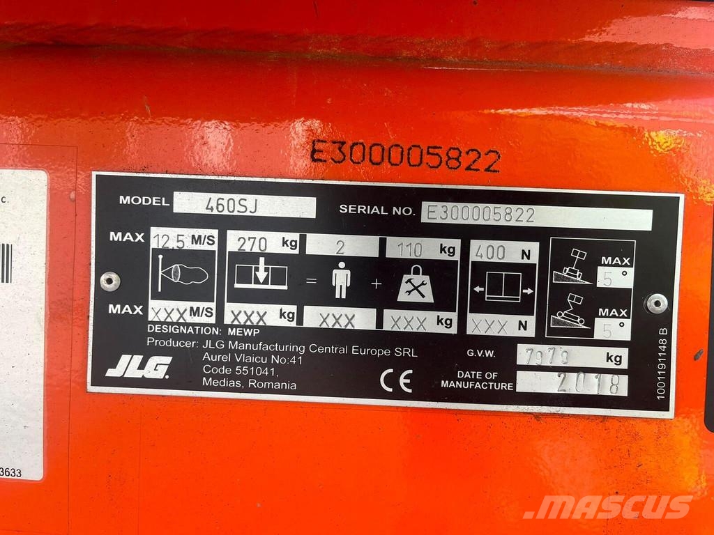 JLG 460SJ Telescoophoogwerkers