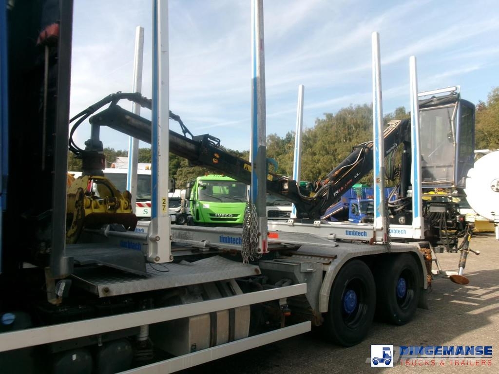Mercedes-Benz Actros 2663 6x4 Euro 6 loglift F96 crane timber tr 全路面起重機/吊車