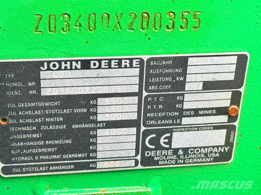 John Deere 3400 Телескопічні навантажувачі