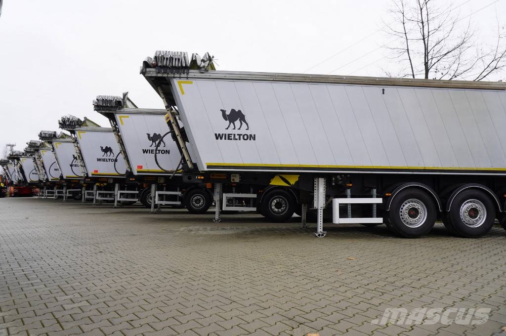 Wielton NW-3 / weight 6.2 t / capacity 38m3 / 50 units Kiper poluprikolice