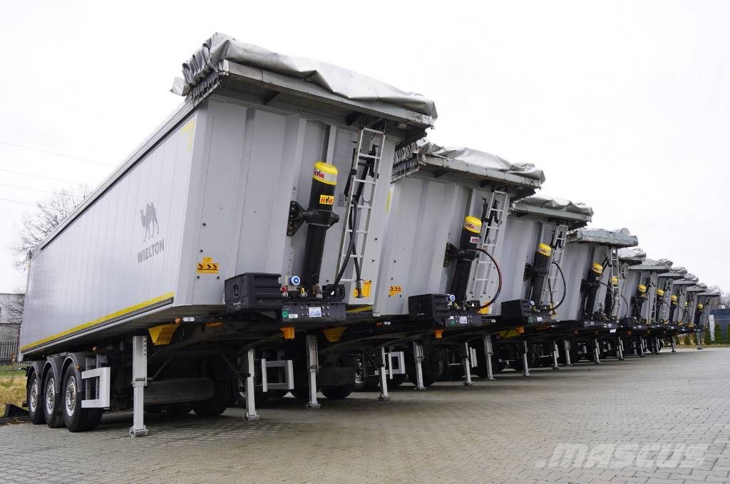 Wielton NW-3 / weight 6.2 t / capacity 38m3 / 50 units Kiper poluprikolice