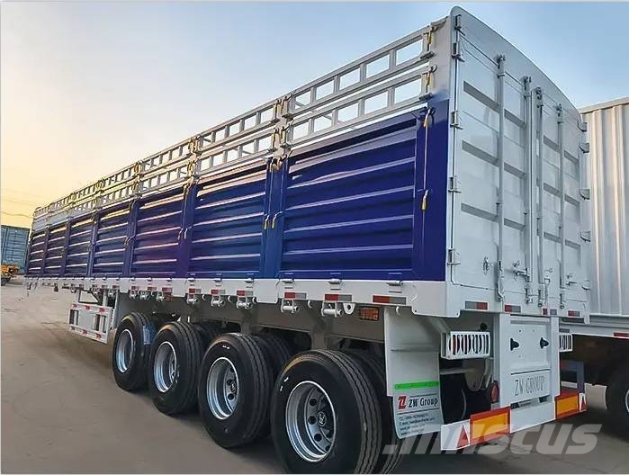 ZW-GROUP 4 Axles 12.5m Length Fence Cargo Trailer Other semi-trailers