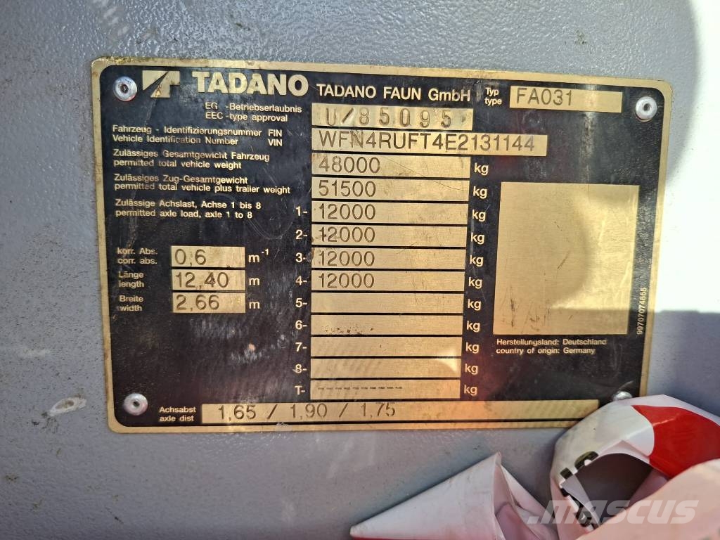 Tadano Faun ATF70G-4 全路面起重機/吊車