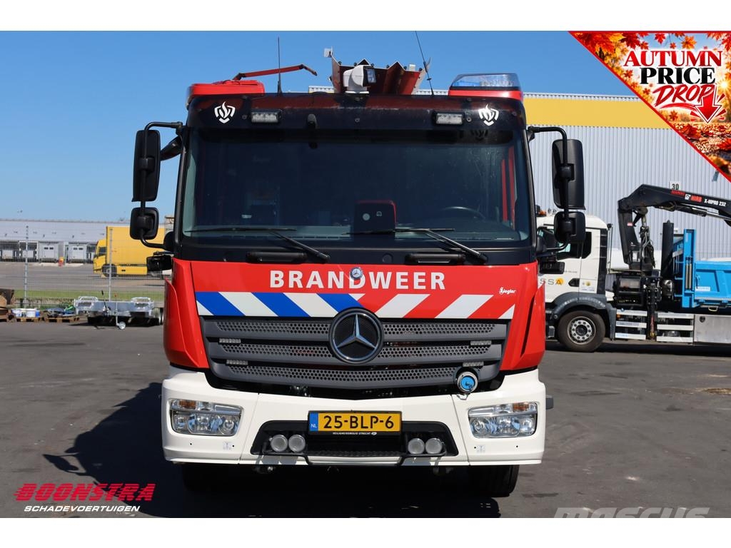 Mercedes-Benz Atego 1527 Ziegler Komplett Feuerwehr 16.684 km! E Camiones de bomberos