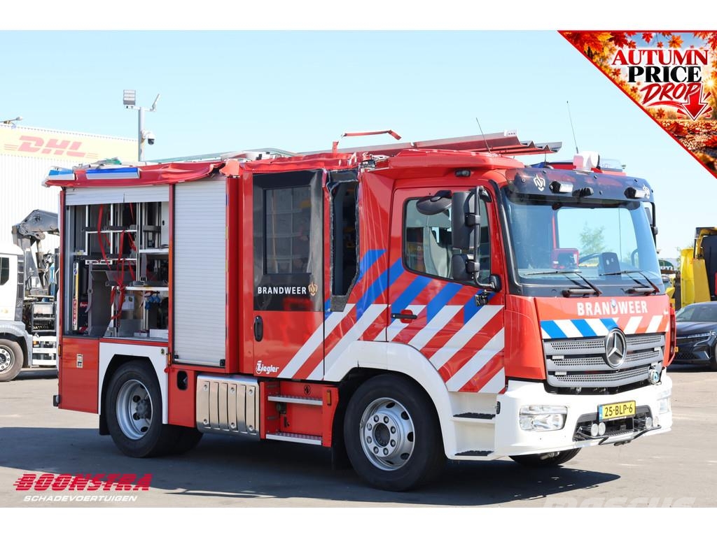 Mercedes-Benz Atego 1527 Ziegler Komplett Feuerwehr 16.684 km! E Camiones de bomberos