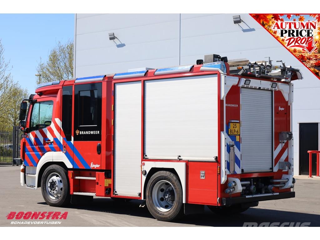 Mercedes-Benz Atego 1527 Ziegler Komplett Feuerwehr 16.684 km! E Camiones de bomberos