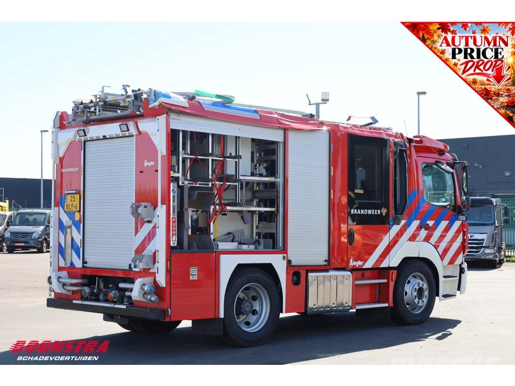 Mercedes-Benz Atego 1527 Ziegler Komplett Feuerwehr 16.684 km! E Camiones de bomberos