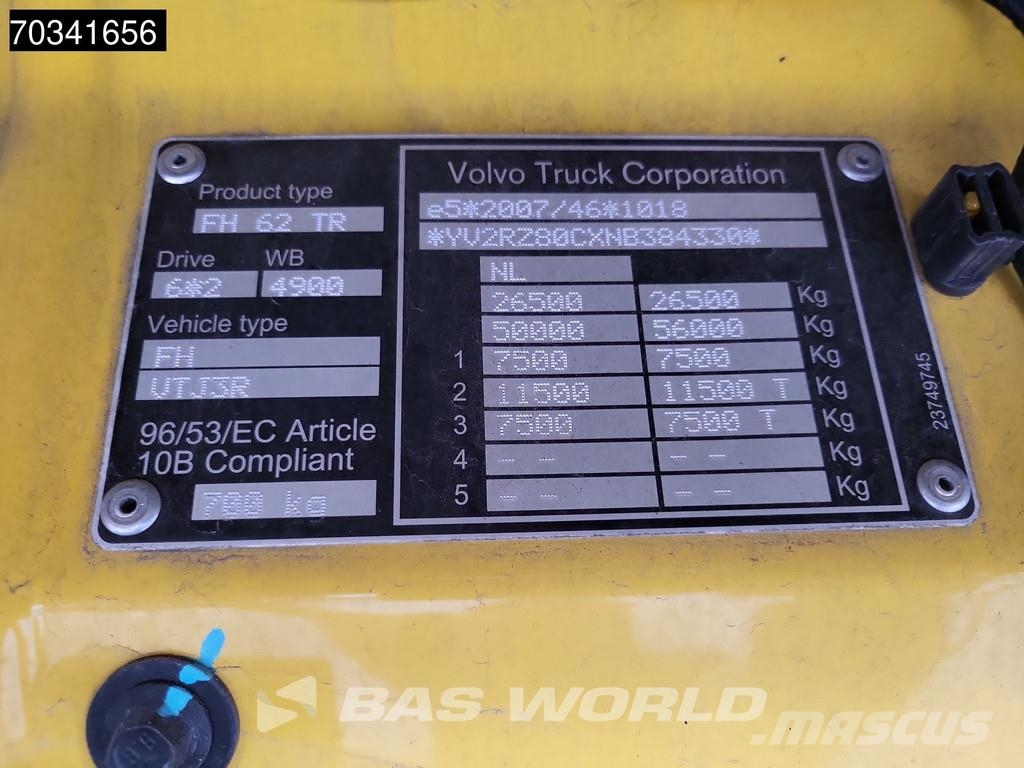 Volvo FH 460 6X2 LNG combi Sliding roof ACC Navi Standkl Kamioni sa ciradom