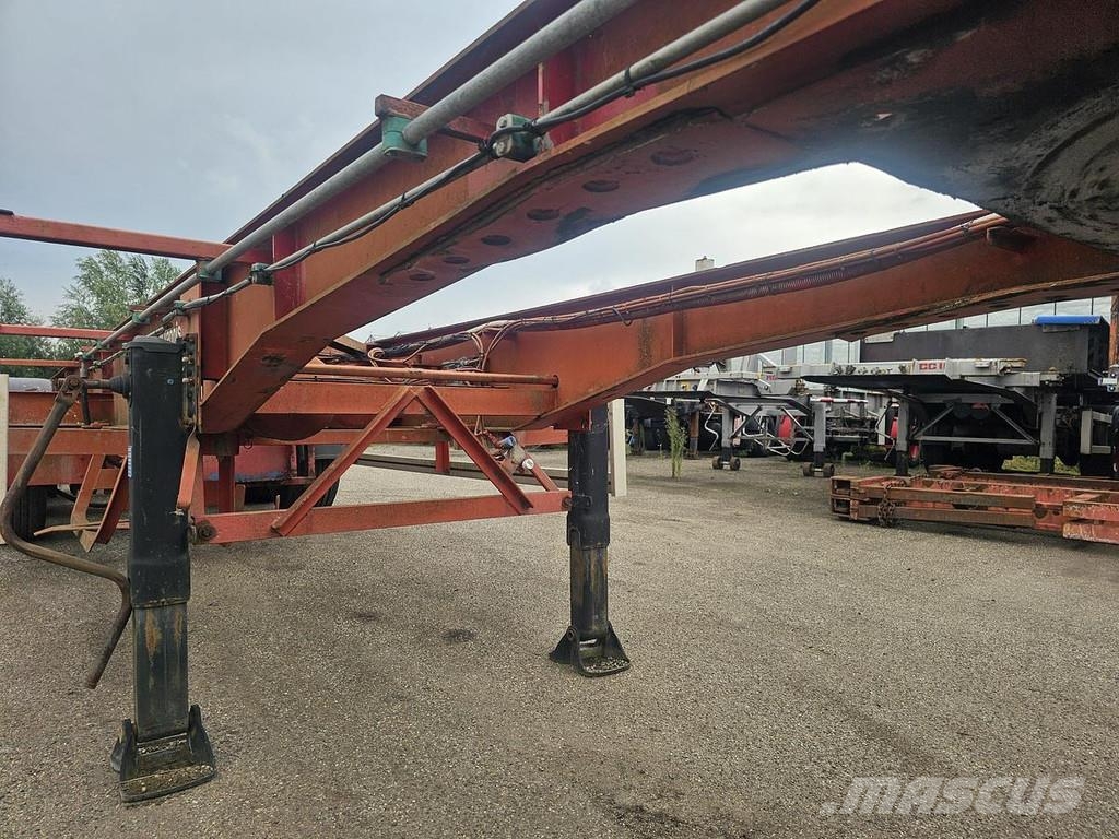 LAG O 3-39/ 40 foot tipper chassis/ steel/ saf drum./ Containerchassis