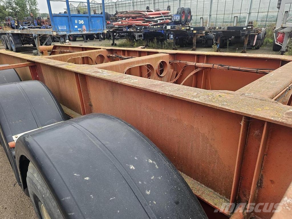 LAG O 3-39/ 40 foot tipper chassis/ steel/ saf drum./ Containerchassis