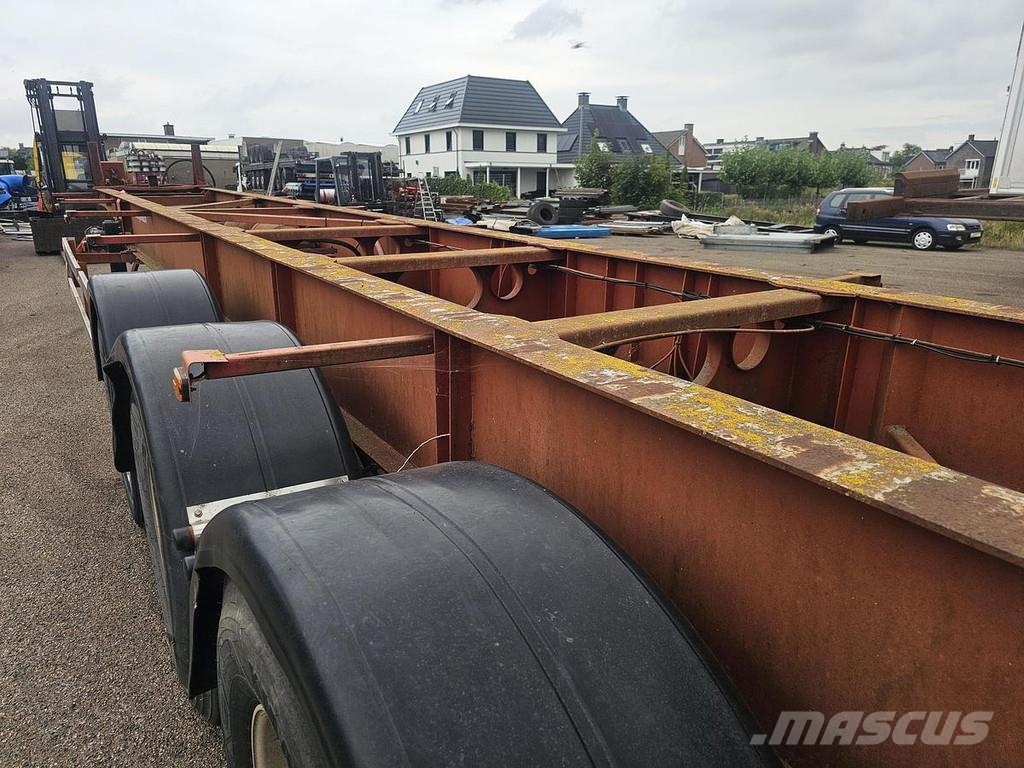 LAG O 3-39/ 40 foot tipper chassis/ steel/ saf drum./ Containerchassis