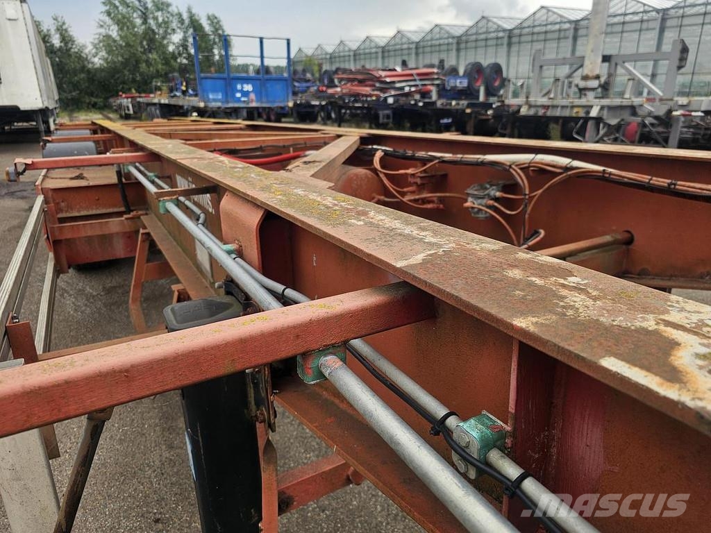 LAG O 3-39/ 40 foot tipper chassis/ steel/ saf drum./ Containerchassis